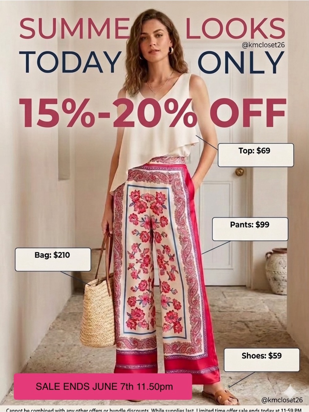☀️ THIS WEEKEND ONLY: FLASH SUMMER SALE! ☀️
15-20% SUMMER LOOKS FOR THE FAMILY!